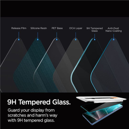 Spigen Glas.Tr Ez Fit Privacy Tempered Glass 2buc (Galaxy S25 Ultra)