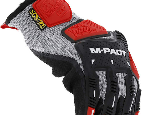 Mechanix Wear Mechanix M-pact Knit Gloves for Work Gray Nitrile 1pcs
