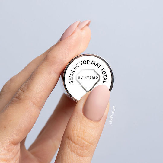 Semilac Top Coat για Ημιμόνιμα Βερνίκια Matte 7ml