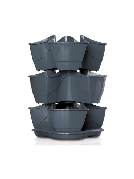 Prosperplast Herb Pots Pot Plastic Anthracite Prosperplast Herb Pots Pot Plastic Anthracite