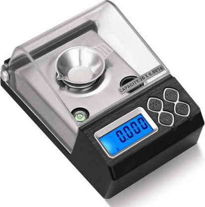 ACP Elektronisch Präzisionswaage mit einer Wiegekapazität von 0.03kg und einer Unterteilung von 0.001gr