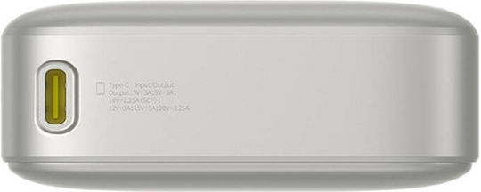 Baseus Free2Pull Power Bank 20000mAh 30W με Θύρα USB-C Γκρι