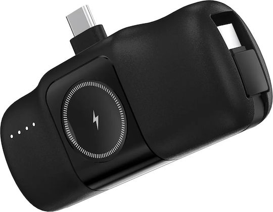 Wozinsky WF16-YCS Power Bank 5000mAh 15W με Θύρα USB-C Μαύρο