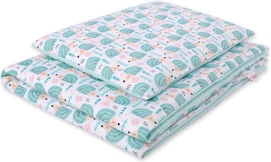 Bobono Kids Duvet Cover Single Mint 100εκ.
