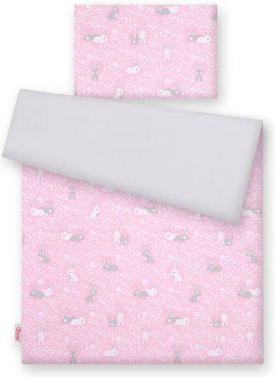 Bobono Conținut set Husă de pilotă pentru copii Pink, Gray 90x120cm