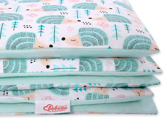 Bobono Kids Duvet Cover Single Mint 100εκ.