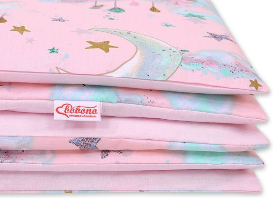 Bobono Conținut set Husă de pilotă pentru copii Roz 90x120cm