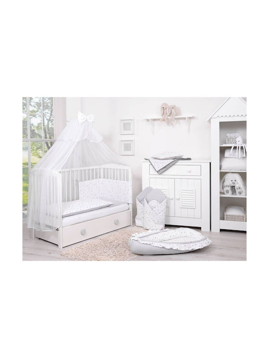 Bobono Kinderbettbezug Gray 90x120cm