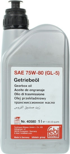 Febi Febi Autoöl Für Automatikgetriebe Handgetriebe Und Differenzial 75W-80 1lt