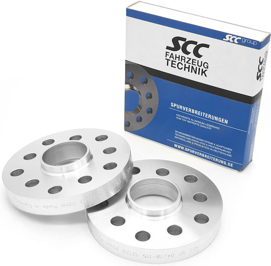SCC Car Wheel Adapters 20mm (5x108) for Renault Clio 2pcs