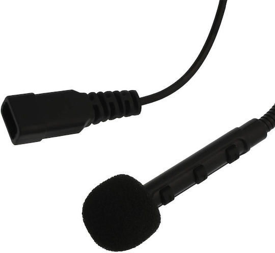 Motowolf M1 Bluetooth Headset Μονή Ενδοεπικοινωνία για Κράνος Μηχανής με Bluetooth