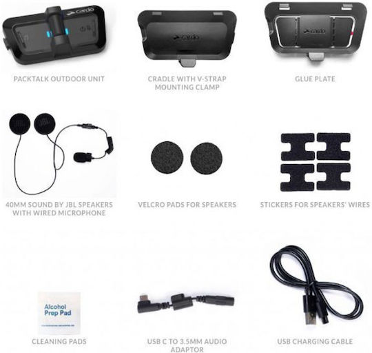Cardo Packtalk with Bluetooth