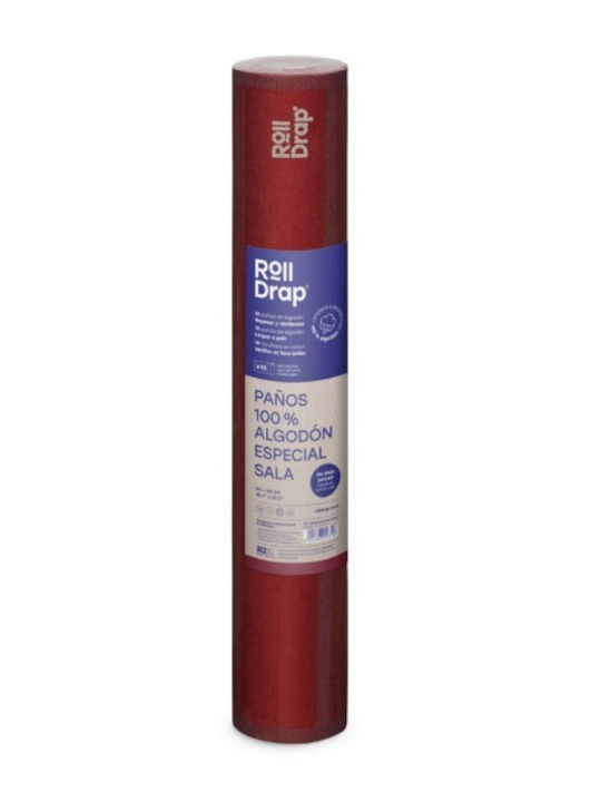 Ρολό 10 Πολυχρηστικών Πανιών 100% Βαμβάκι Roll Drap 40x64cm Μπορντό Προκομμένα Τεμάχια Roll Drap Ρο-πε-18 00036773