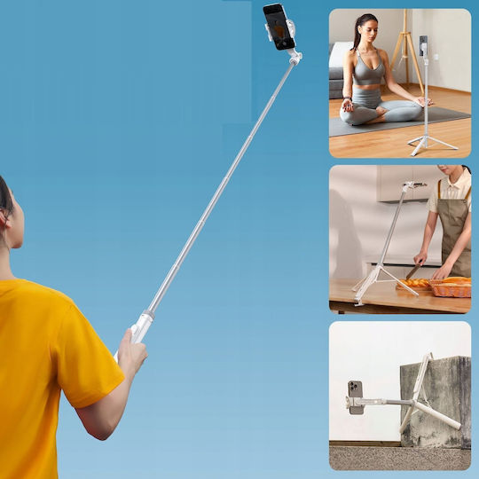 Ulanzi TT88 Selfie Stick Cell Phone Tripod Bluetooth White