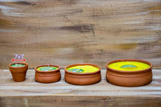 Clay Pot 7*7 Anti-Mosquito Citronella Candle