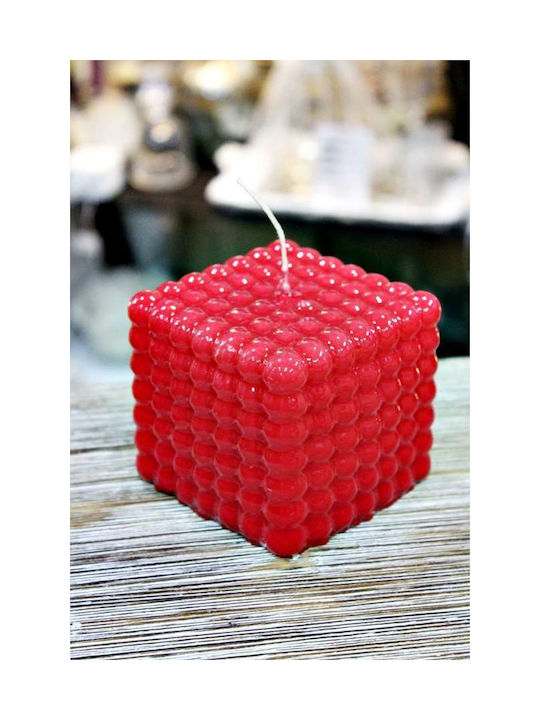 Κέρινο Κύβος Bubble Big 8,5 X 7,5 Cm