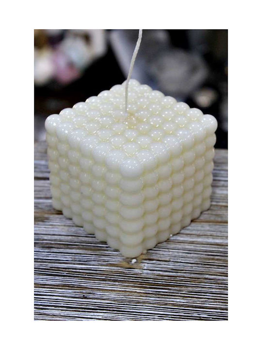 Κέρινο Κύβος Bubble Big 8,5 X 7,5 Cm