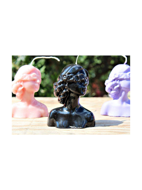 Wax Female Bust with Blindfold 9x6.8 cm