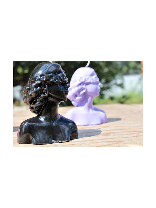 Wax Female Bust with Blindfold 9x6.8 cm