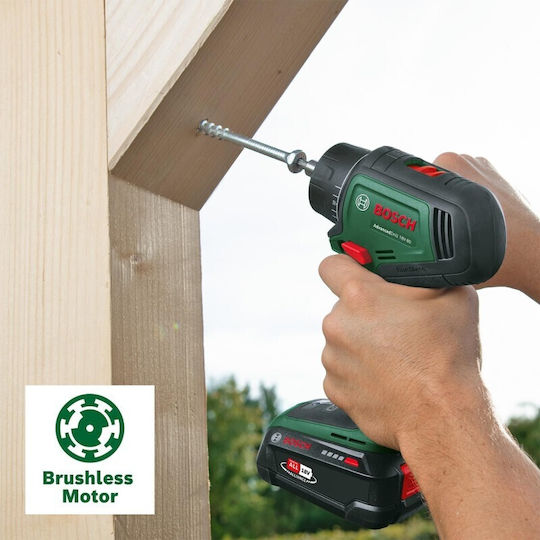 Bosch AdvancedDrill 18V-80 QuickSnap Δραπανοκατσάβιδο Μπαταρίας Solo Brushless 18V