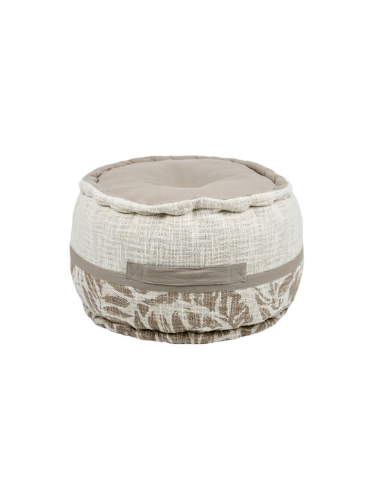 Pouf Φ40x30 S-f Hemera Taupe C8d388001 Φ40x30