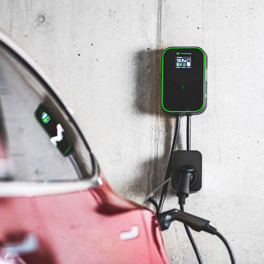 Green Cell EV15RFID Wall Mounted Three-Phase Charging Station 22kW Type 2 (EV15RFID)