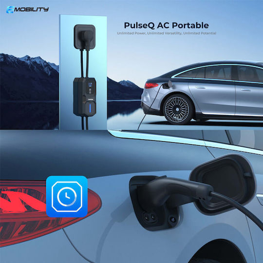 Topdon PulseQ AC Portable Portable Single Phase 3.7kW Charging Station with Built-in Cable Type 2 (252318)