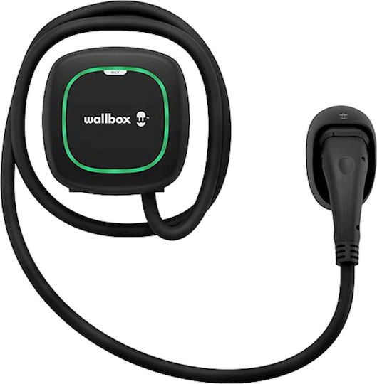 Wallbox Pulsar Max Wall Mounted Three-Phase Electric Car Charger 22kW with Built-in Cable 5m Type 2 (PLP2-0-2-4-9-002)