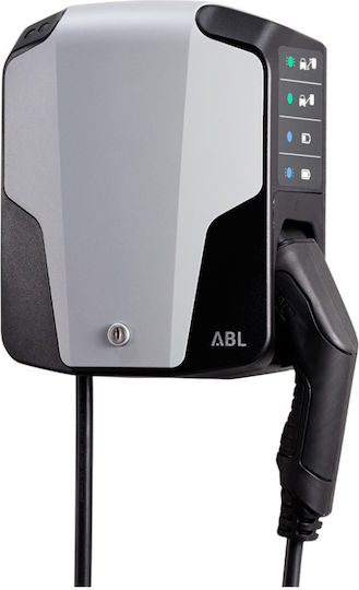 Abl-Sursum eMH1 Montat pe perete Trei faze Stație de încărcare pentru mașini electrice 22kW cu Cablu încorporat Tipul 2 (1W2201)