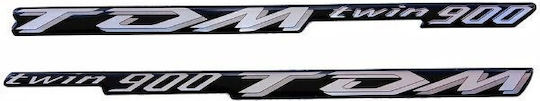 Moto Discovery Decorative Stickers Silver