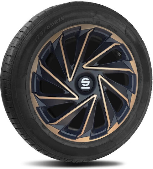 Sparco Σετ Τάσια Αυτοκινήτου 4τμχ 14" Μαύρο