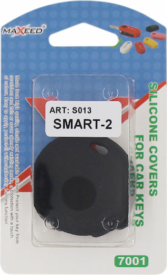 Husă Cheie Type-2 din Silicon cu 1 Butoane pentru Smart în Culoarea Negru