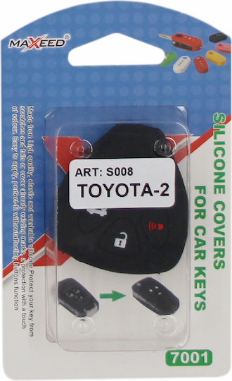 Θήκη Κλειδιού Type-2 από Σιλικόνη με 4 κουμπιά για Toyota