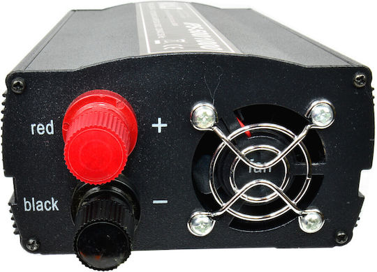 Volt Inverter Αυτοκινήτου Τροποποιημένου Ημιτόνου 1000W για Μετατροπή 12V DC σε 230V AC