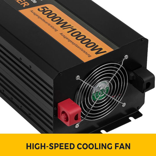 Vevor Inverter für Autos Reine Sinuswelle 5000W zur Umwandlung von 24V DC in 230V AC