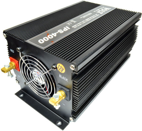 Volt Inverter Αυτοκινήτου Τροποποιημένου Ημιτόνου 2000W για Μετατροπή 12V DC σε 230V AC