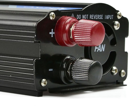 Geko Invertor Auto Modificat Sine Wave 1000W pentru Convertirea 12V DC în 230V AC