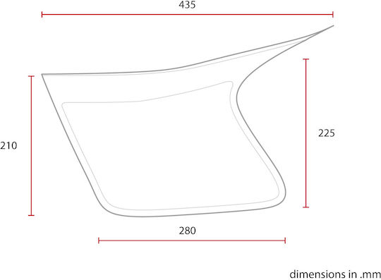 Moto Discovery Πλαϊνό Πλαστικό Μοτοσυκλέτας 2τμχ