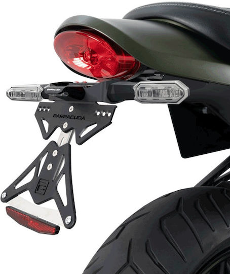 Barracuda Foldable Motorcycle License Plate Holder