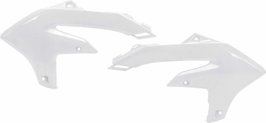UFO Motorcycle Radiator Protector White
