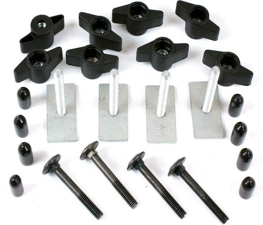 Kamei Autodachträgeradapter Adapter für Dachträger 4 Stück 4Stück