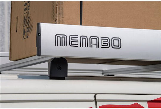 Menabo Traverse bară de mașină Bare laterale din aluminiu de 140 cm pentru barele de vehicule comerciale 2buc