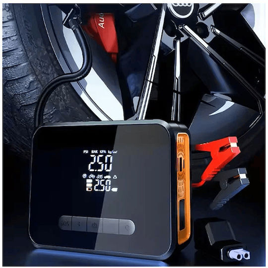 Portable Car Battery Jump Starter 8000mAh with Power Bank / USB / Pump / Φακό 12V