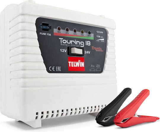 Telwin Touring 18 Batterieladegerät & -Wartungsgerät für Auto 12/24V