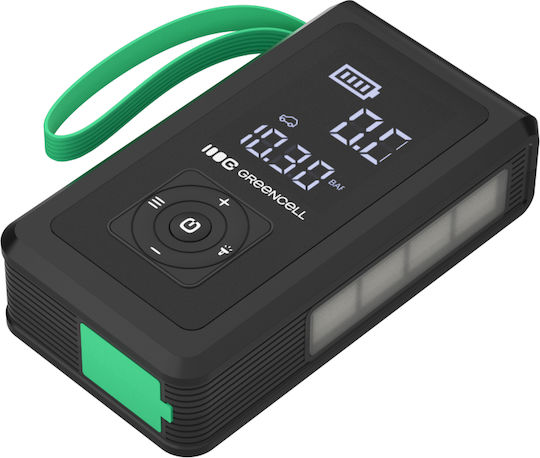 Green Cell Tragbarer Batterie-Starter Auto & Motorrad 8000mAh mit Power Bank / Taschenlampe 12V