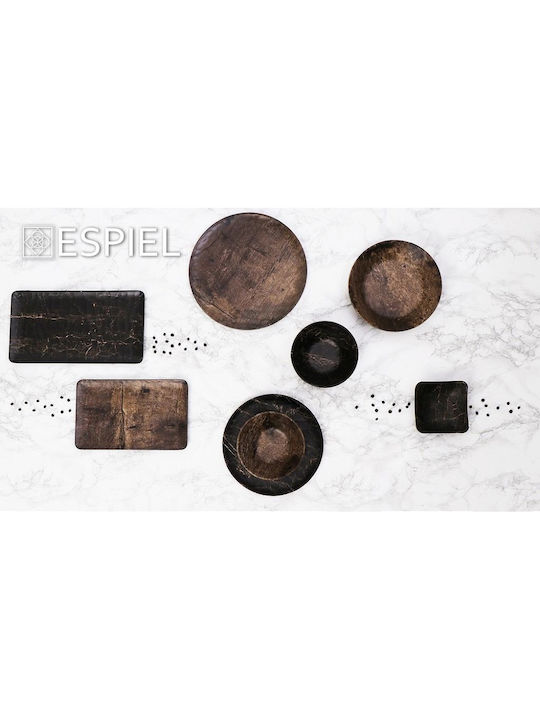 Espiel Pine Platou de Servire Dreptunghiular Melamină Maro 20.5x8.5buc 1buc