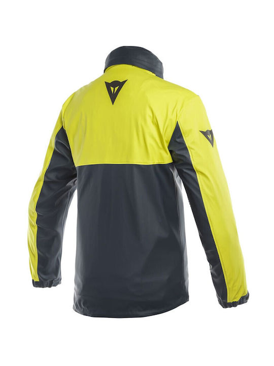 Dainese Storm Ανδρικό Αδιάβροχο Μπουφάν Μηχανής Antrax/Fluo-Yellow
