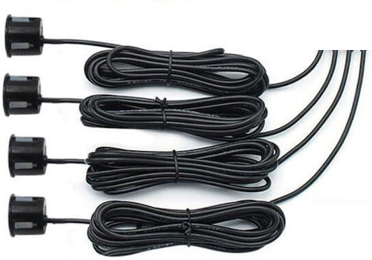 Tomahawk Car Parking System Back with Screen and 4 Sensors 22mm in Black Color
