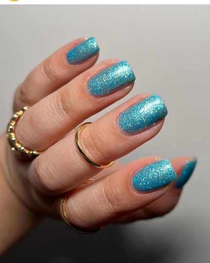 Zoya Holographic Βερνίκι Νυχιών Μακράς Διαρκείας Quick Dry Γαλάζιο 15ml