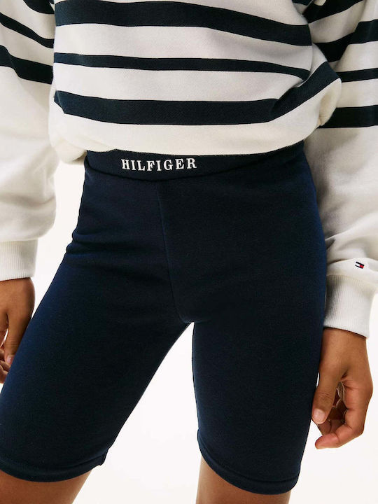 Kids Legging Cycling Short Blue ESSENTIAL